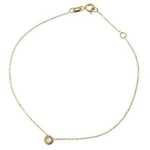 Glow 204.2055.19 Armband Anker-Hanger geelgoud 19 cm
