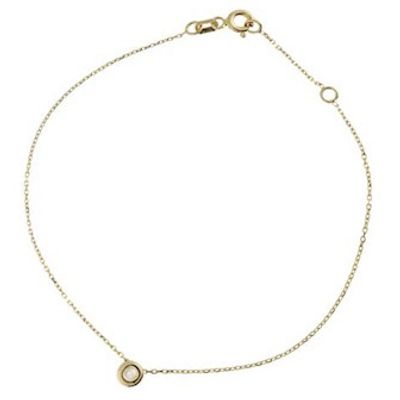 Glow 204.2055.19 Armband Anker-Hanger geelgoud 19 cm