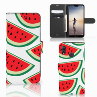Huawei P20 Lite Book Cover Watermelons