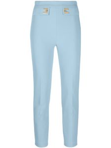 Elisabetta Franchi pantalon de tailleur à taille haute - Bleu