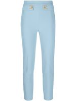 Elisabetta Franchi pantalon de tailleur à taille haute - Bleu