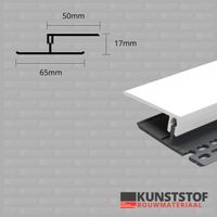 Ventilatie afsluitprofiel 2-delig 17 mm - Eurotexx