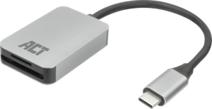 ACT USB-C kaartlezer voor SD en micro SD, SD 4.0 UHS-II