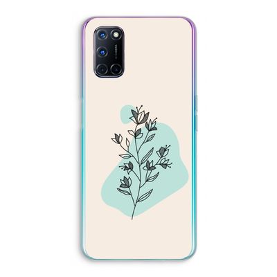 Violets are blue: Oppo A92 Transparant Hoesje