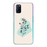 Violets are blue: Oppo A92 Transparant Hoesje