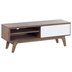 Beliani BUFFALO - TV-kast-Donkere houtkleur-MDF