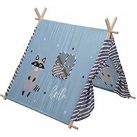 Home & Styling speeltent junior 106 x 101 cm polyester blauw - thumbnail