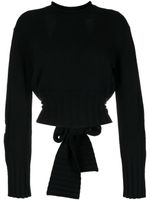 Dion Lee pull à effet usé - Noir