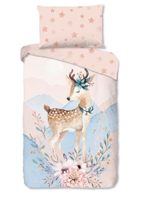 Good Morning Dekbedovertrek "bambi" - Multi - (140x200 cm) - Katoen Flanel Good Morning Dekbedovertrek "bambi" - Multi - (140x200 cm) - Katoen Flanel