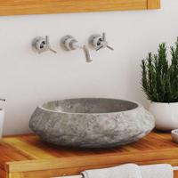 Gootsteen 40x12 cm marmer grijs