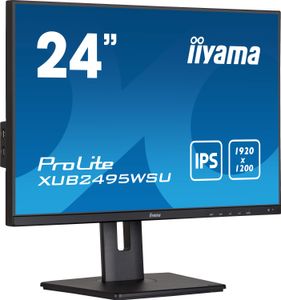 iiyama ProLite XUB2495WSU-B5 computer monitor 61,2 cm (24.1") 1920 x 1200 Pixels WUXGA LCD Zwart