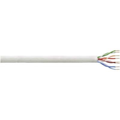 LogiLink CQ2100U Netwerkkabel CAT 6 U/UTP 4 x 2 x 0.25 mm² Grijs 100 m