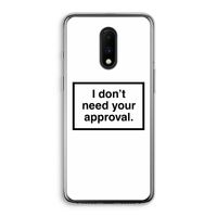 Don't need approval: OnePlus 7 Transparant Hoesje