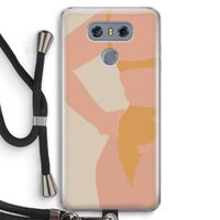 Bikini body: LG G6 Transparant Hoesje met koord