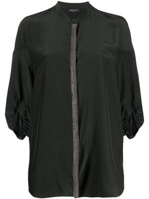 Fabiana Filippi chemise à strass - Vert