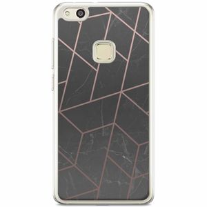 Huawei P10 Lite siliconen hoesje - Marble grid