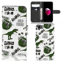 Telefoonhoesje | Met pasjeshouder | voor iPhone 7 | 8 | SE (2020) | SE (2022) Dinosaurus