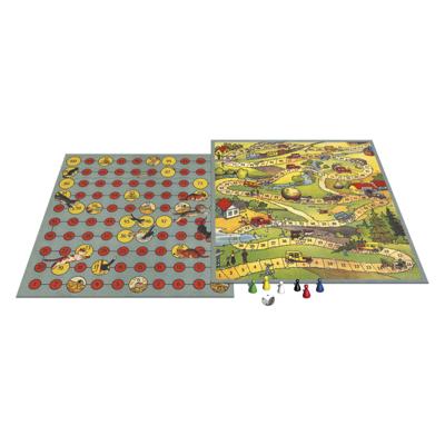 Selecta Bordspel spellen van toen - auto race/kat & muis
