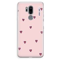 Hartjes: LG G7 Thinq Transparant Hoesje
