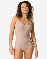 HEMA Medium corrigerende damesbody second skin beige (beige)