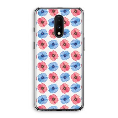 Klaproosjes: OnePlus 7 Transparant Hoesje