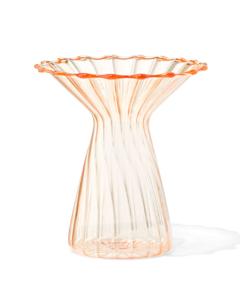 HEMA Vaas Voor Geurstokjes XS Glas Met Kraag Geel (geel)
