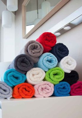 Handdoek-rood