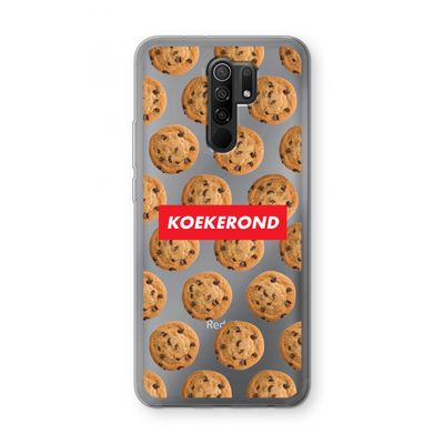 Koekerond: Xiaomi Redmi 9 Transparant Hoesje