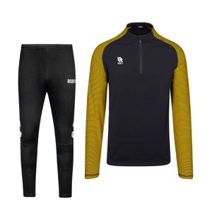 Robey Performance Half-Zip Trainingspak Zwart Geel