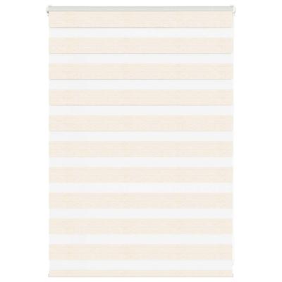 VidaXL Zebra rolgordijn 115x100 cm stofbreedte 110,9 cm marmerbeige