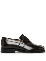 Maison Margiela mocassins Tabi en cuir - Marron