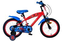 Spiderman Spider-man kinderfiets - jongens - 16 inch - blauw/rood - twee handremmen