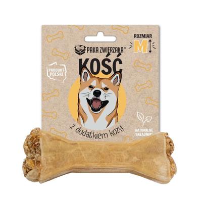 PAKA ZWIERZAKA Bone with goat M 12 cm - traktatie voor hond - 55g