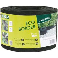 Tuinborder van gerecycled rubber - GARDEN ID Eco Border - 5 m H10 cm - Onverwoestbaar - Flexibele, rechte of gebogen installatie.