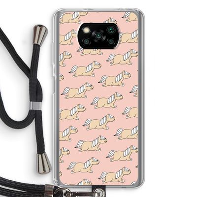 Ponys: Xiaomi Poco X3 Pro Transparant Hoesje met koord