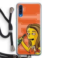 Jamie Lee Simpson: Samsung Galaxy A50 Transparant Hoesje met koord