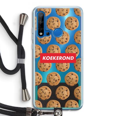 Koekerond: Huawei P20 Lite (2019) Transparant Hoesje met koord