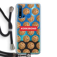 Koekerond: Huawei P20 Lite (2019) Transparant Hoesje met koord