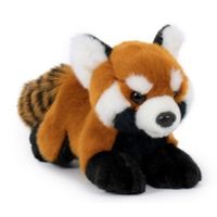 Panda speelgoed artikelen panda knuffelbeest rood 20 cm