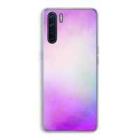 Clouds pastel: Oppo A91 Transparant Hoesje