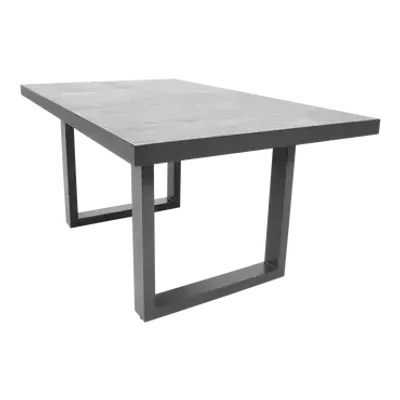 Lounge tafel buiten tuin hoog Prato 2.0 Negro 140x85cm Lesli Living
