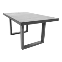 Lounge tafel buiten tuin hoog Prato 2.0 Negro 140x85cm Lesli Living
