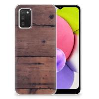 Samsung Galaxy A03S | Bumper Hoesje | Old Wood