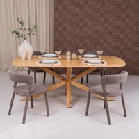 Tower Living Eettafel 'Crotone' Acaciahout, 260 x 110cm