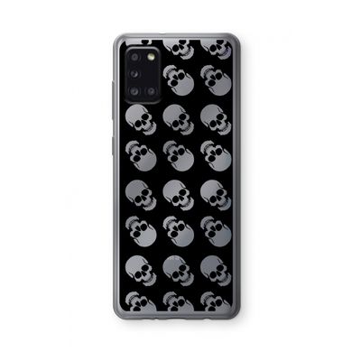 Musketon Skulls: Samsung Galaxy A31 Transparant Hoesje