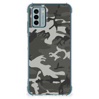 Nokia G22 Doorzichtige Silicone Hoesje Army Light