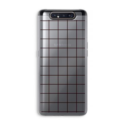 Rooster: Samsung Galaxy A80 Transparant Hoesje