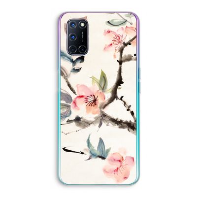 Japanse bloemen: Oppo A52 Transparant Hoesje