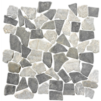 Terre d&apos;Azur Stone Palladiana Perla Grey/Silva Grey 30x30 cm