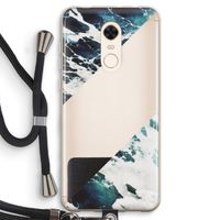 Golven: Xiaomi Redmi 5 Transparant Hoesje met koord
